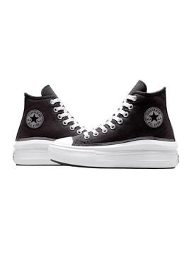 Zapatilla Niña Converse Move Hi Gris Lila Purpurin