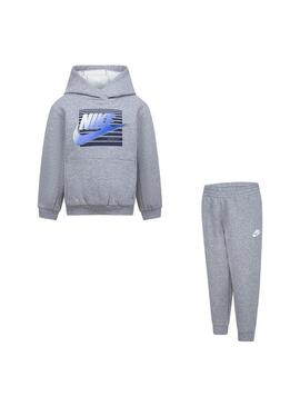 Chandal niño/a Nike Hoody Gris