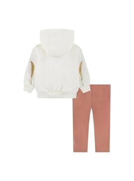 Chandal Baby Nike Legging Set Beige Caldera