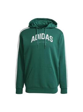 Sudadera Hombre adidas Colleg Hood Verde