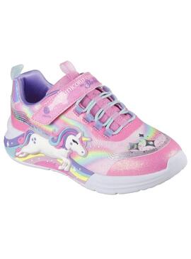 Zapatilla Niña Skechers Unicorn Rosa