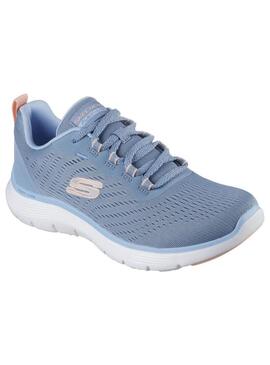 Zapatilla Mujer Skechers Flex Appeal 5.0 Azul