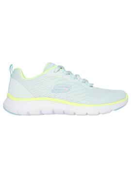 Zapatilla Mujer Skechers Flex Appeal 5.0 Amarillo Neon