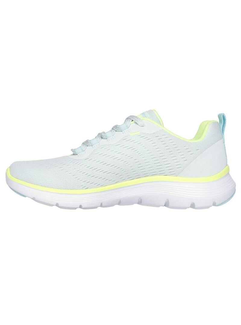 Zapatilla Mujer Skechers Flex Appeal 5.0 Amarillo Neon