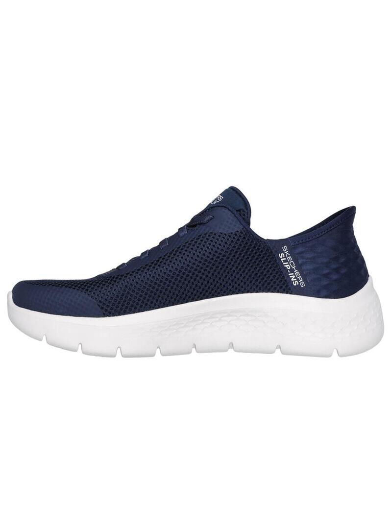 Zapatilla Skechers Mujer Go Walk Slip-ins Marino