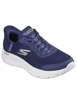 Zapatilla Skechers Mujer Go Walk Slip-ins Marino