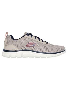 Zapatilla Hombre Skechers Track Leshur Beige