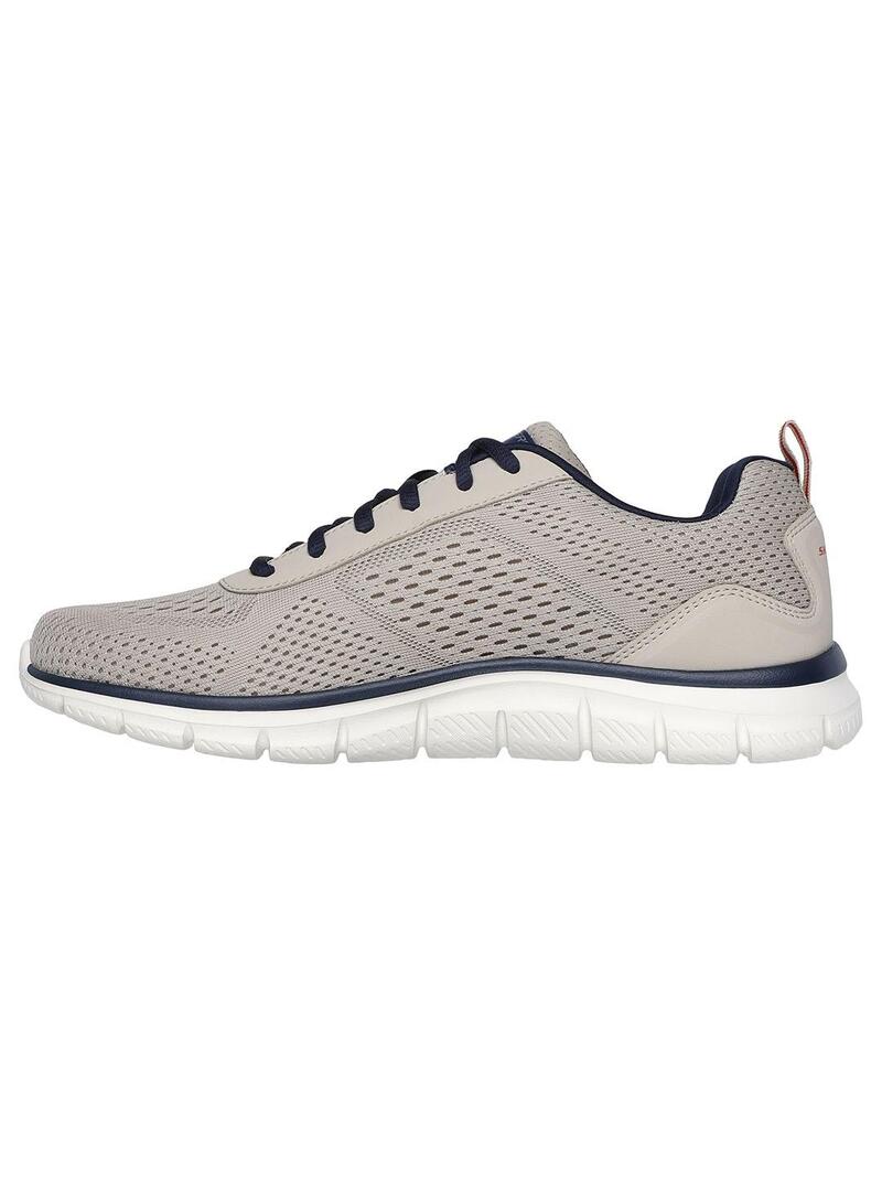 Zapatilla Hombre Skechers Track Leshur Beige