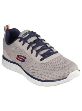 Zapatilla Hombre Skechers Track Leshur Beige