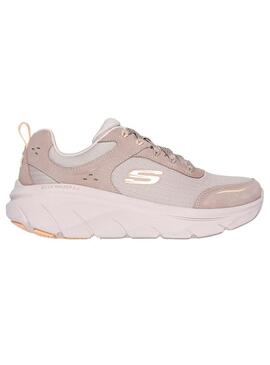 Zapatilla Skechers Mujer D´Lux Walker Beige