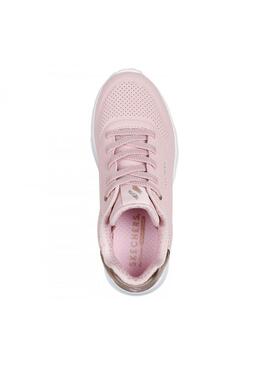 Zapatilla Niña Skechers Uno lite Rosa