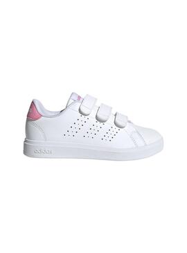 Zapatilla Niña/o adidas Advantage Base Blanca Rosa