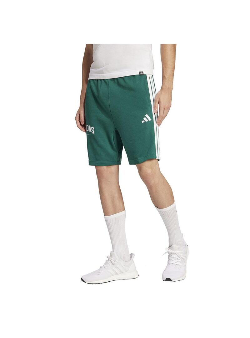 Pantalón corto Hombre adidas s Verde Blanco