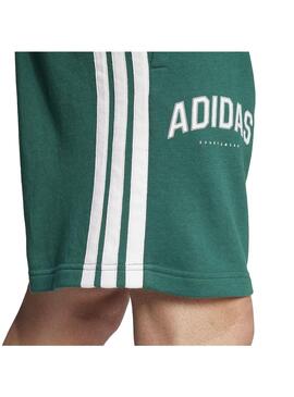 Pantalón corto Hombre adidas s Verde Blanco