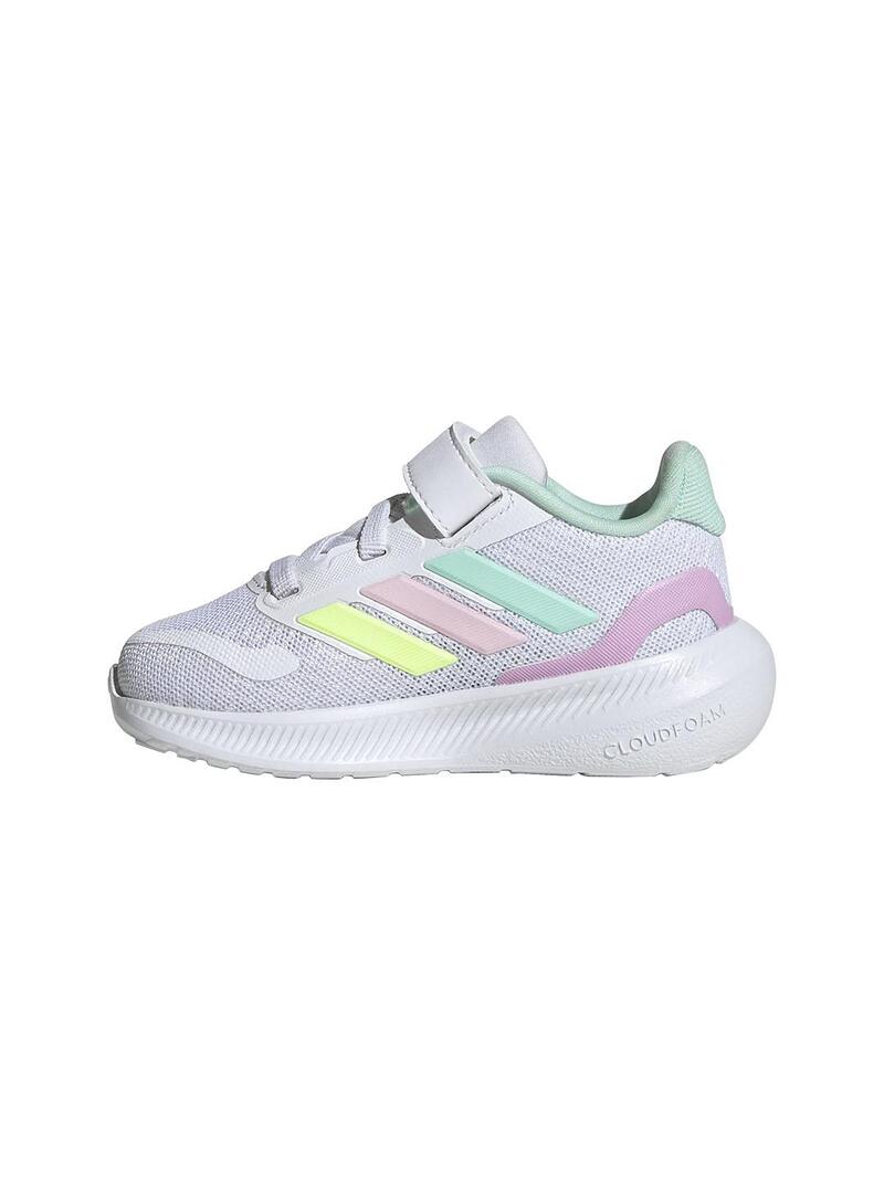 Zapatilla Baby adidas Runfalcon 5 Blanca Colores