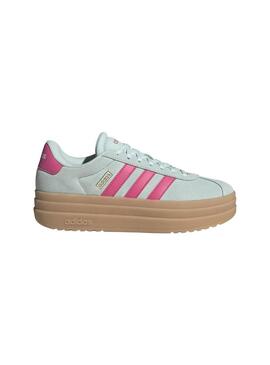 Zapatilla Mujer adidas Vl Court Bold Verde Rosa