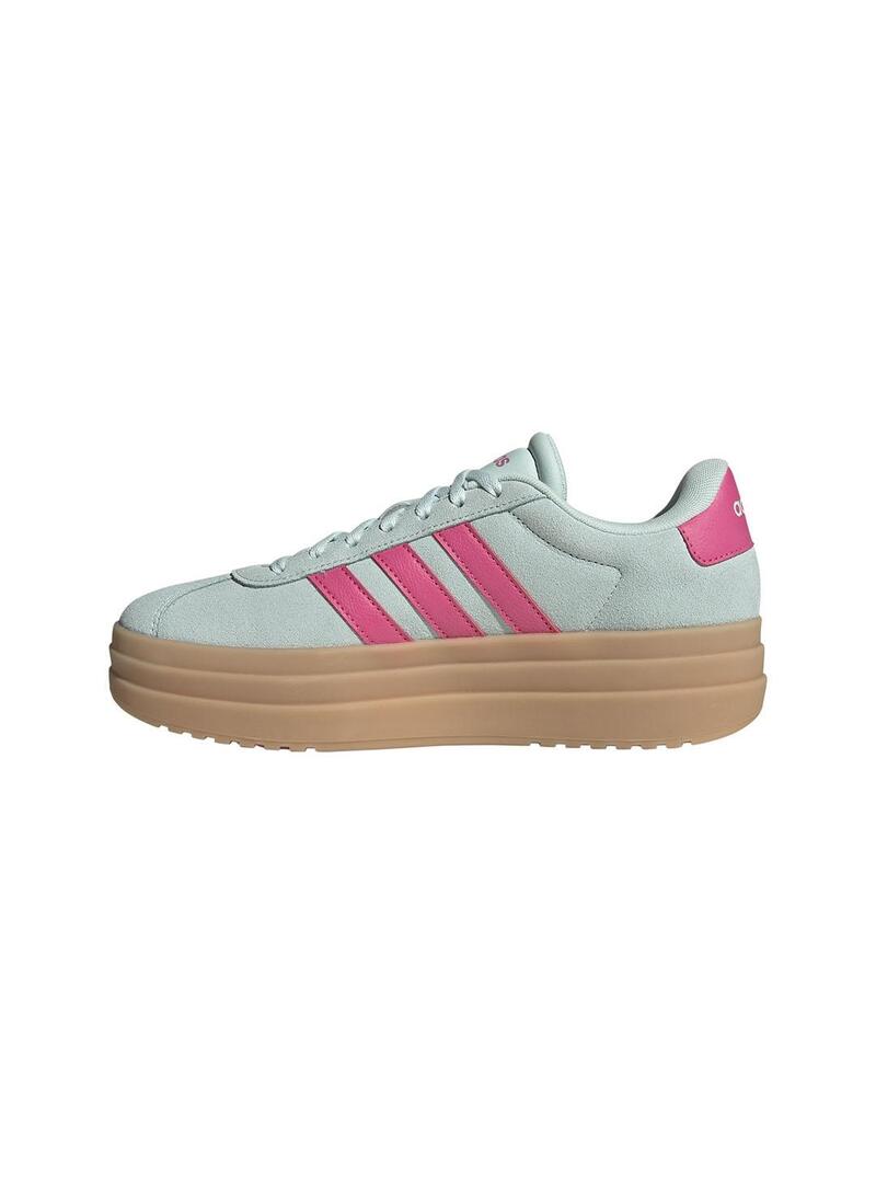 Zapatilla Mujer adidas Vl Court Bold Verde Rosa