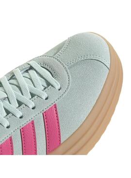 Zapatilla Mujer adidas Vl Court Bold Verde Rosa