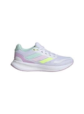 Zapatilla Niña/o adidas Runfalcon 5 Blanca Multicol