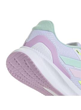 Zapatilla Niña/o adidas Runfalcon 5 Blanca Multicol