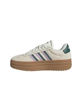 Zapatilla Mujer adidas Vl Court B Beige Verde Ro