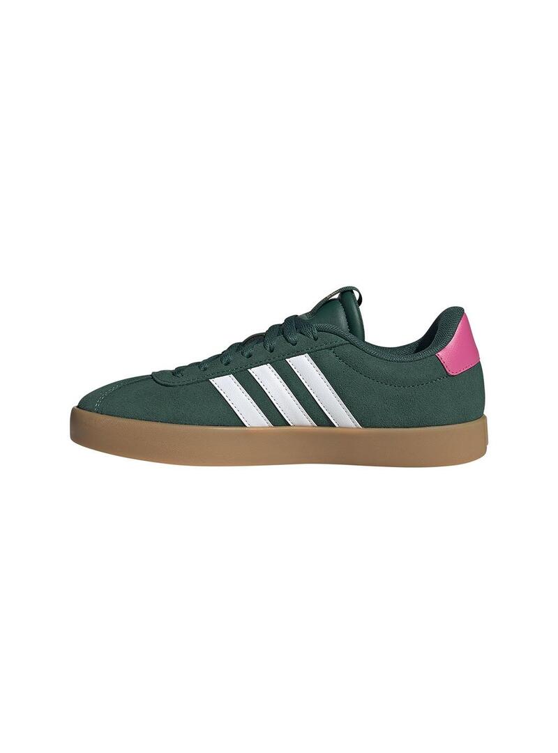 Zapatilla Mujer adidas Vl Court Verde Blanca Rosa