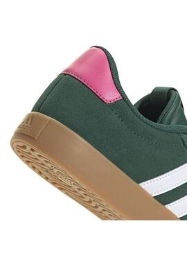 Zapatilla Mujer adidas Vl Court Verde Blanca Rosa