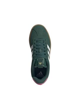 Zapatilla Mujer adidas Vl Court Verde Blanca Rosa