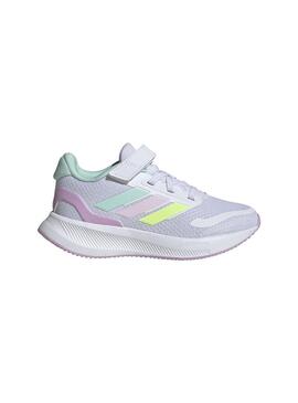 Zapatilla Niño/a adidas Runfalcon 5 Blanca Multicolo