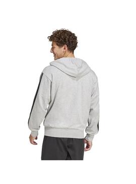 Sudadera Hombre adidas 3S Ft Gris