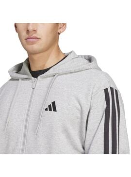 Sudadera Hombre adidas 3S Ft Gris