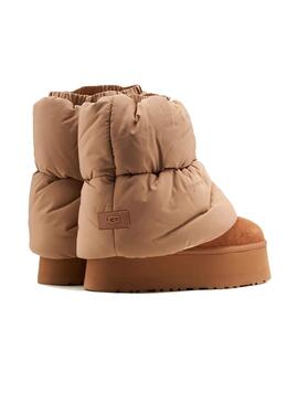 Bota Mujer Ugg Classic Mini Dipper Puffer Chestnut