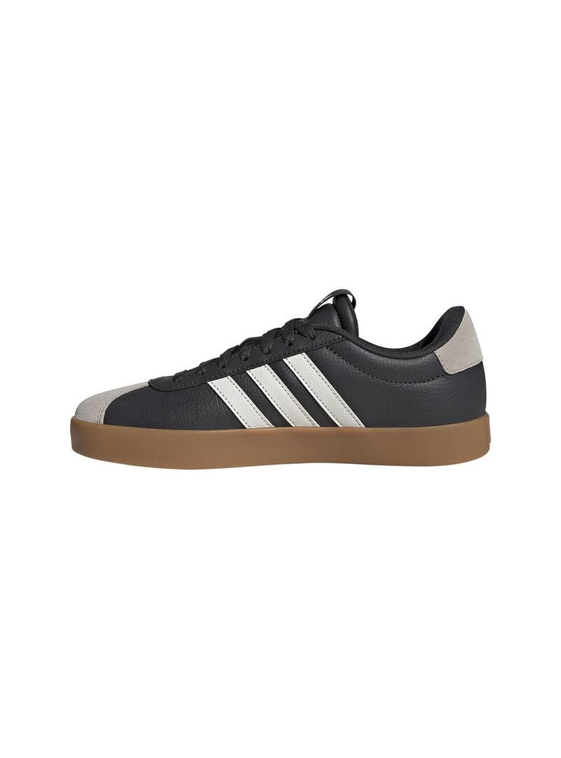 Zapatilla Mujer adidas Vl Court 3.0 Negra Suela Carame