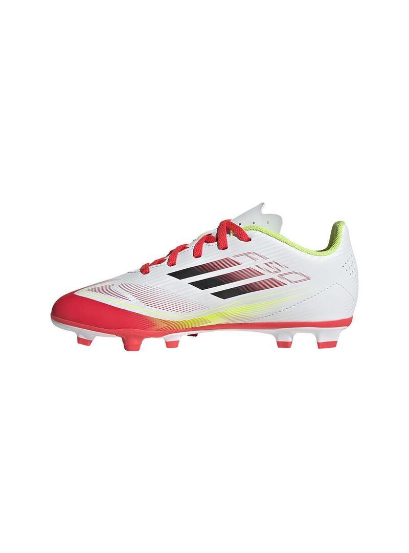 Bota Futbol Niño/a adidas F50 Fg Blanca Rojo