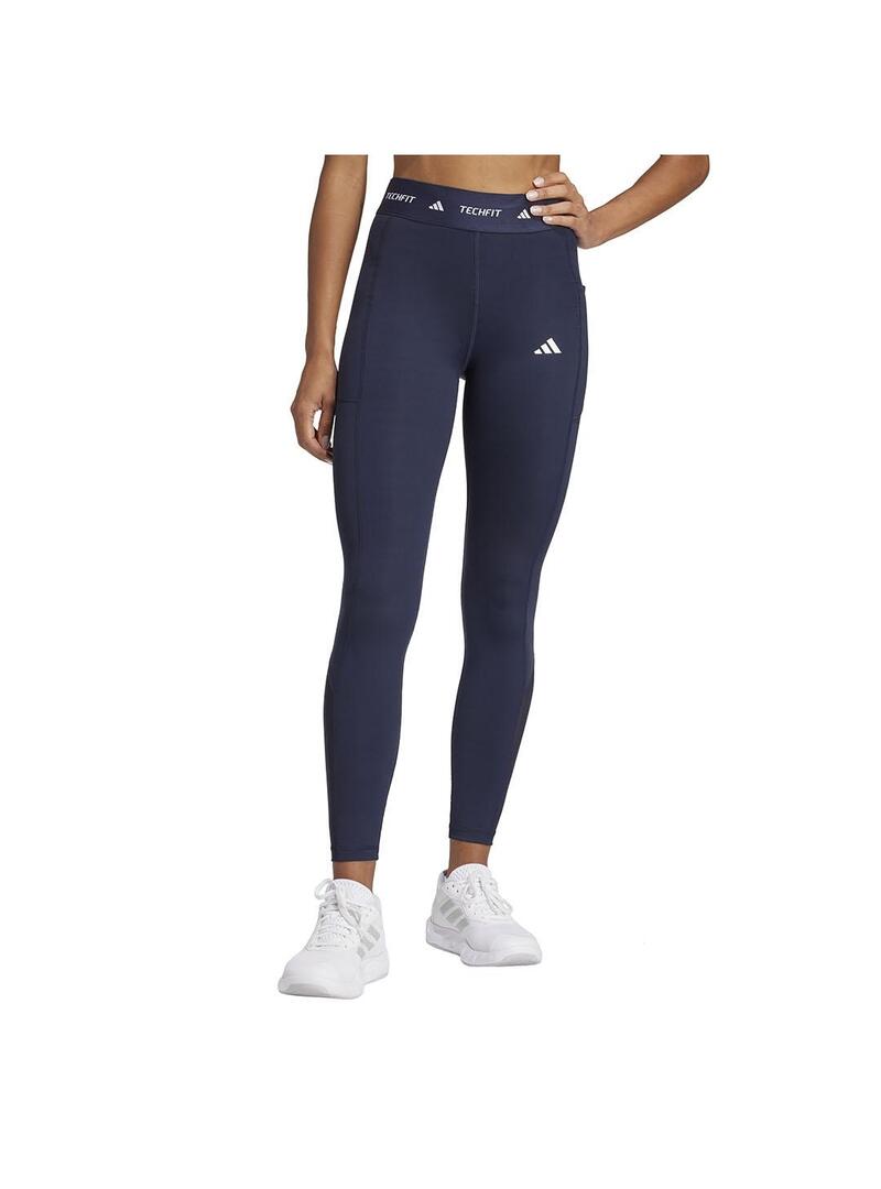 Malla Mujer adidas Techfit Azul Marino