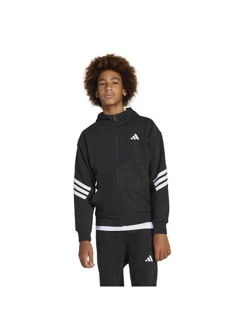 Sudadera Niño/a adidas Gi 3S Negra