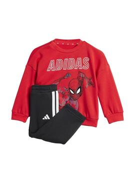 Chandal Niño/a adidas Spiderman Rojo Negro