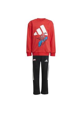 Chandal Niño/a adidas Spiderman Rojo Negro