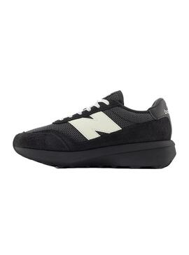 Zapatilla Unisex New Balance 370PB Negro Gris