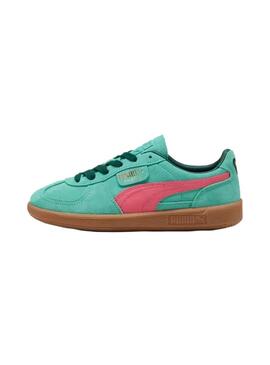 Zapatilla Mujer Puma Palermo Verde Rosa