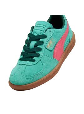 Zapatilla Mujer Puma Palermo Verde Rosa