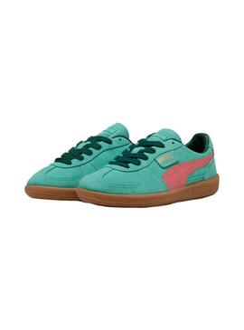 Zapatilla Mujer Puma Palermo Verde Rosa