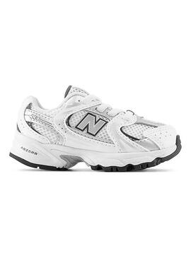 Zapatilla Niño/a New Balance 530SB1 Blanco Plata