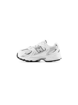 Zapatilla Niño/a New Balance 530SB1 Blanco Plata