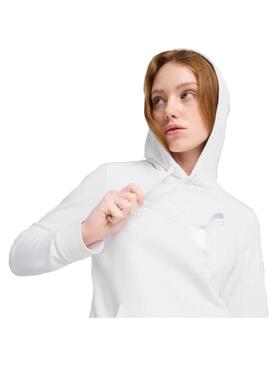 Sudadera Mujer Puma Ess Metallic Blanca