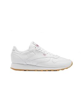 Zapatilla Hombre Reebok Classic Blanca Caramelo