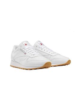 Zapatilla Hombre Reebok Classic Blanca Caramelo