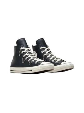 Zapatilla Mujer Converse Ctas Hi Cadenas Negra