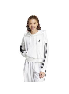 Sudadera Mujer Adidas Essential 3S Blanca