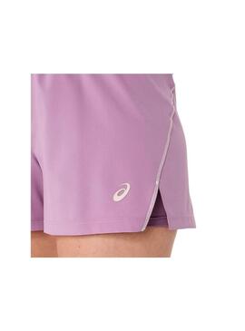 Pantalon corto Mujer Asics Padel Court Lila